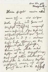Beethoven levele „A halhatatlan kedveshez” (toll és tinta)